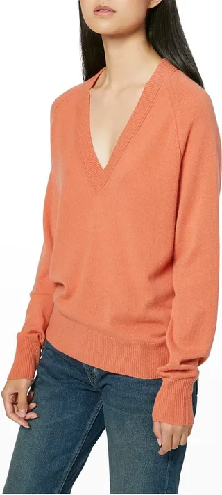 Madalene V-Neck Cashmere Pullover
