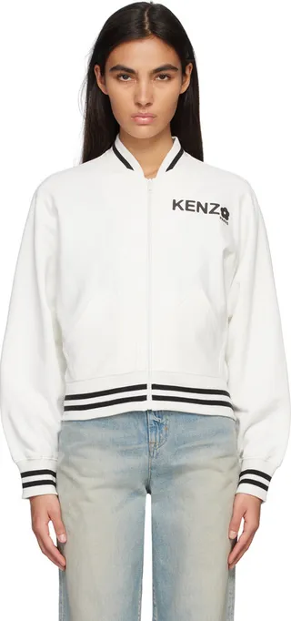 Kenzo Off-White Kenzo Paris Boke Flower 2.0 Bomber Jacket