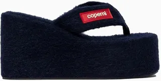 Coperni Branded Vedge Flip Flops