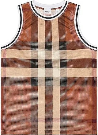 Burberry Exploded Check Basketball Tank in Brown