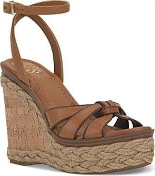 Vince Camuto Women's Pelani Knotted Strap Espadrille Wedge Heel Platform Sandals