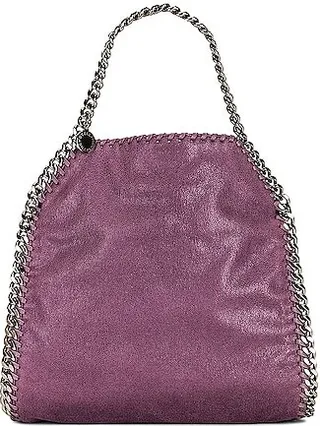 Stella McCartney Eco Mini Falabella Tote Bag in Purple
