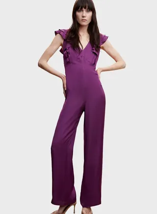Cape Sleeve Jumpsuit