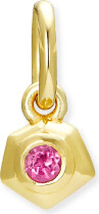 Blaire 18k Gold Vermeil Charm in Pink Topaz