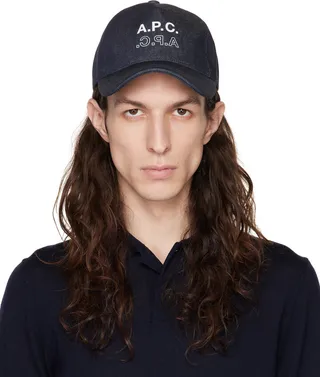 A.P.C. Navy Eden Fearless Cap