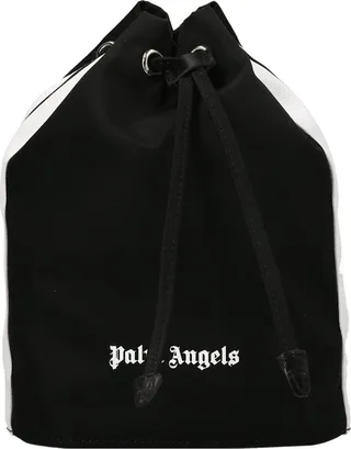 Palm Angels Venice Logo-Printed Drawstring Crossbody Bag