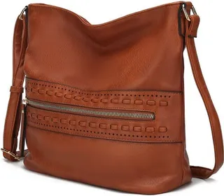 MKF Collection by Mia K Jazmin Crossbody Handbag - Brown