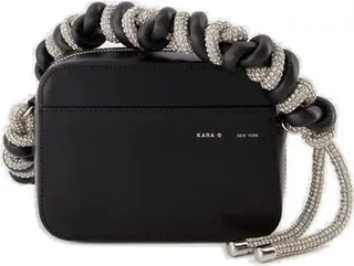 Kara Crystal Zipped Shoulder Bag
