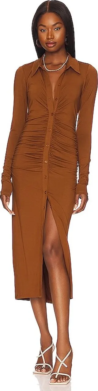 Good Touch Button Front Midi