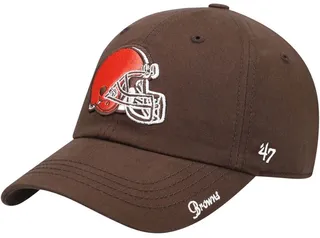 Women's Brown Cleveland Browns Miata Clean Up Primary Adjustable Hat