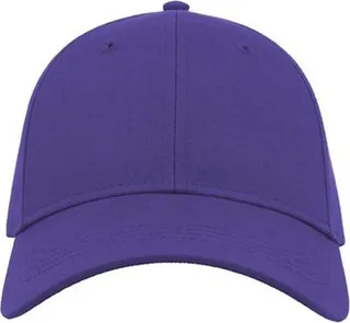Atlantis Unisex Adult Curved Twill Baseball Cap - Purple