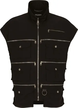 Zip-Detail Gilet