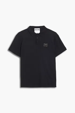 Cotton-piqué polo shirt