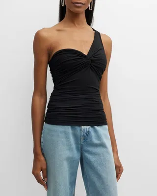 Domino One-Shoulder Tank Top