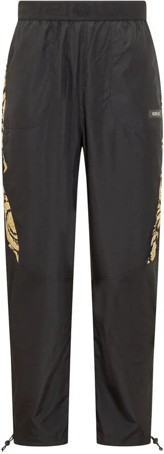 Baroque Pattern Panelled Track Pants