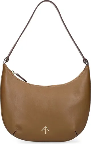 Mini Hobo soft leather shoulder bag