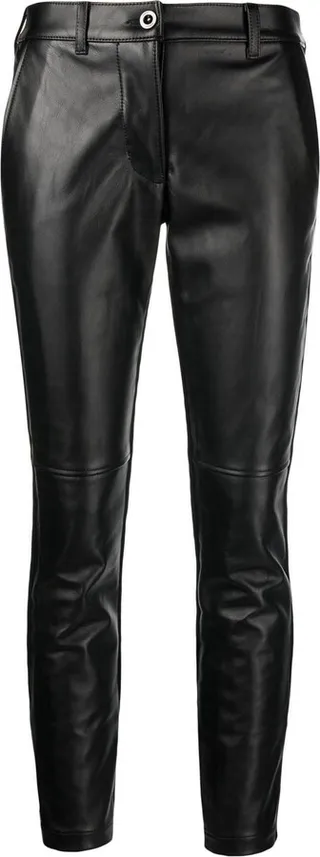 Low-Rise Cropped Trousers