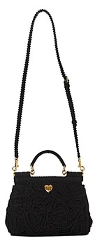 Dolce & Gabbana Medium Cordonetto Lace Sicily Bag