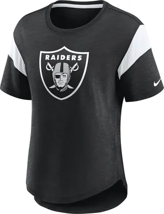Nike Women's Fashion Prime Logo (NFL Las Vegas Raiders) T-Shirt in Black