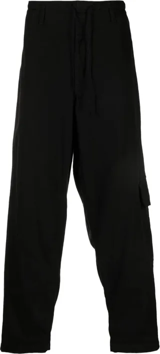 Straight-Leg Cotton Trousers