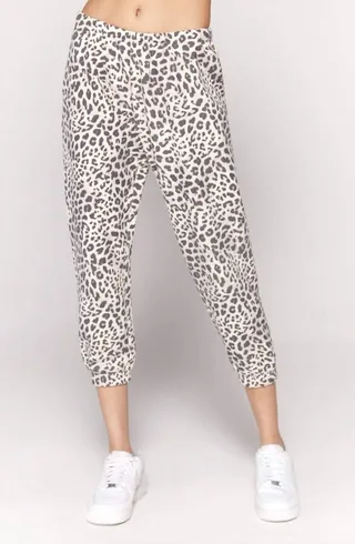 Perfect Terry Sweatpant in Leopard Print