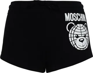 Moschino Logo Printed Drawstring Shorts