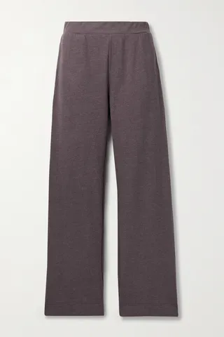 Year of Ours - Cotton-blend Jersey Track Pants - Brown