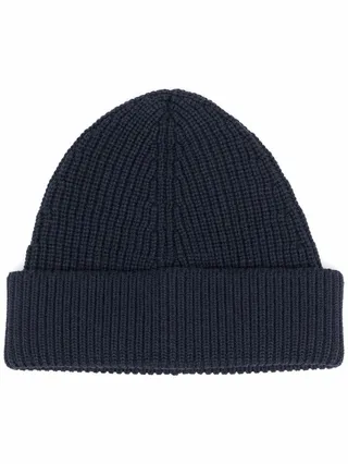 Ribbed Knit Beanie Hat