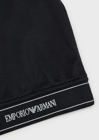 Tencel-blend jersey T-shirt with logo stripe