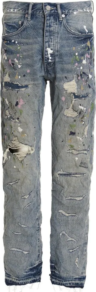 Paint Detail Jeans