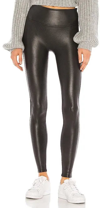 Petite Faux Leather Legging