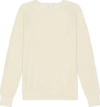 Waffle Cotton Cashmere Sweater