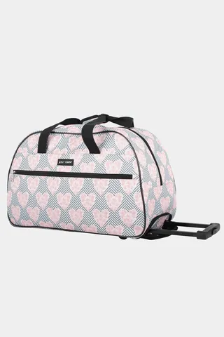 Chevron Heart Wheeled Weekender