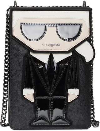 Karl Lagerfeld Paris Ikons Leather Crossbody