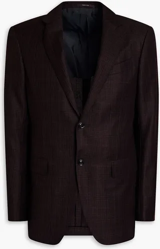 Prince of Wales checked wool blazer