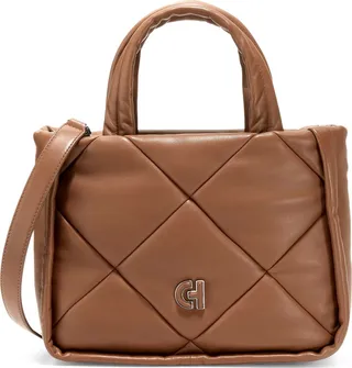 Puff Quilted Leather Tote