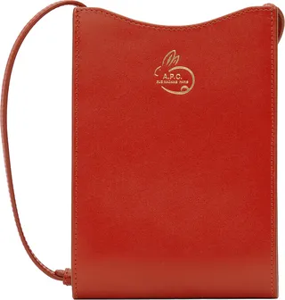 A.P.C. Red Jamie Pouch