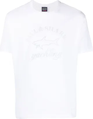 reflective logo-print short-sleeve T-shirt