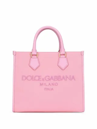 Embroidered-Logo Tote Bag