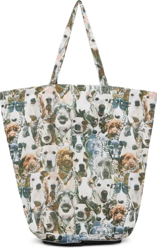 Martine Rose Multicolor Dog Print Tote