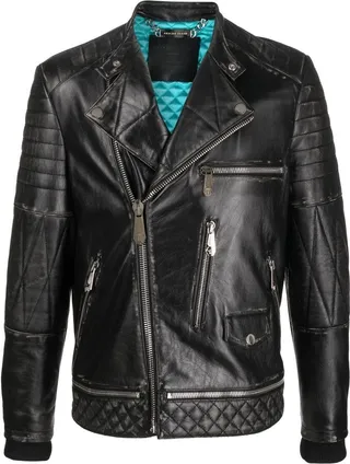 Zipped Biker Jacket