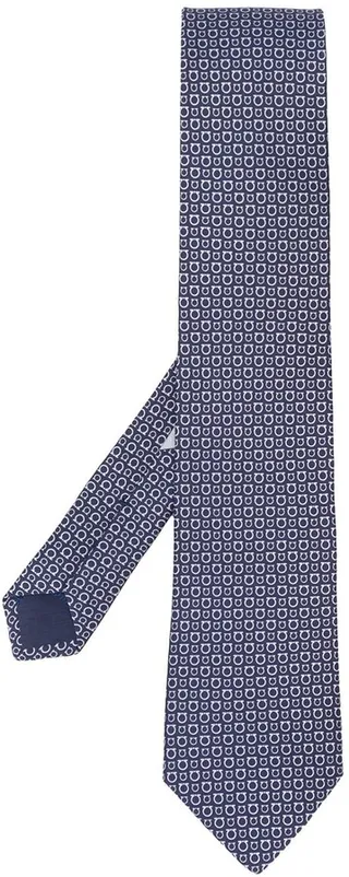 Gancini print tie