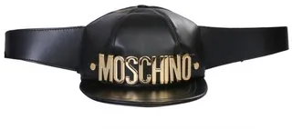 Moschino Logo Plaque Hat Waist Bag