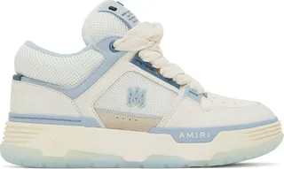 AMIRI White & Blue MA-1 Sneakers