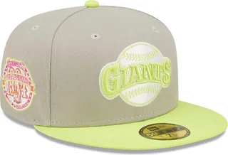 Men's New Era Gray and Green San Francisco Giants 1984 Mlb All-Star Game Cyber 59FIFTY Fitted Hat