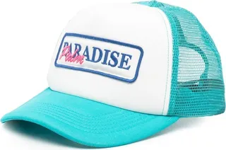 Paradise Palm-patch trucker cap