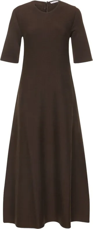 Agata compact silk blend midi dress