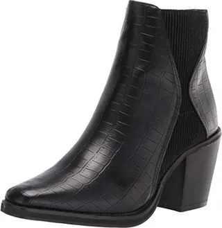 YOKI-BREA-12 Women's Western Chelsea Short Bootie