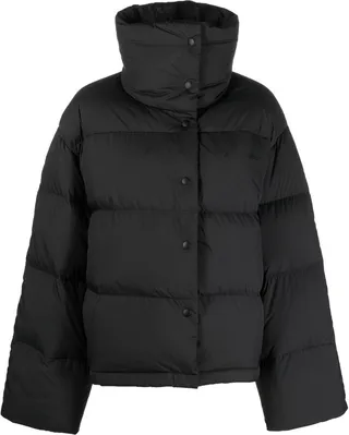 Funnel-Neck Padded Jacket