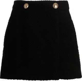 RED Valentino Button Detailed High Waist Shorts